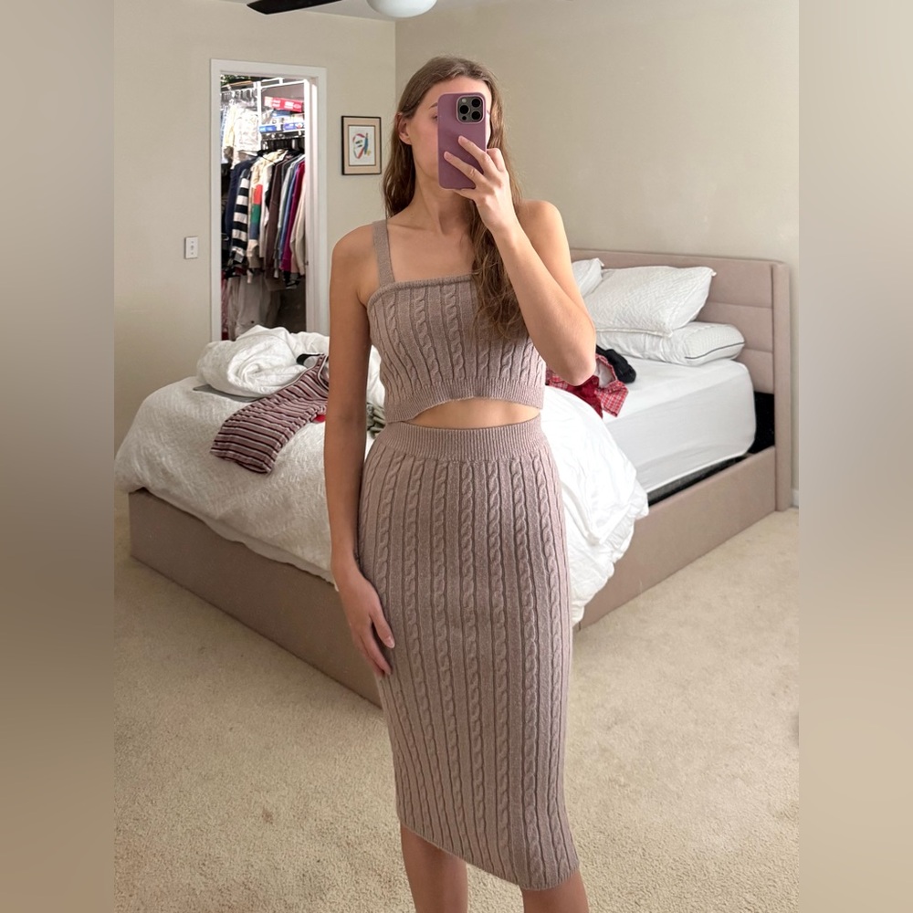 Two Piece Skirt Set